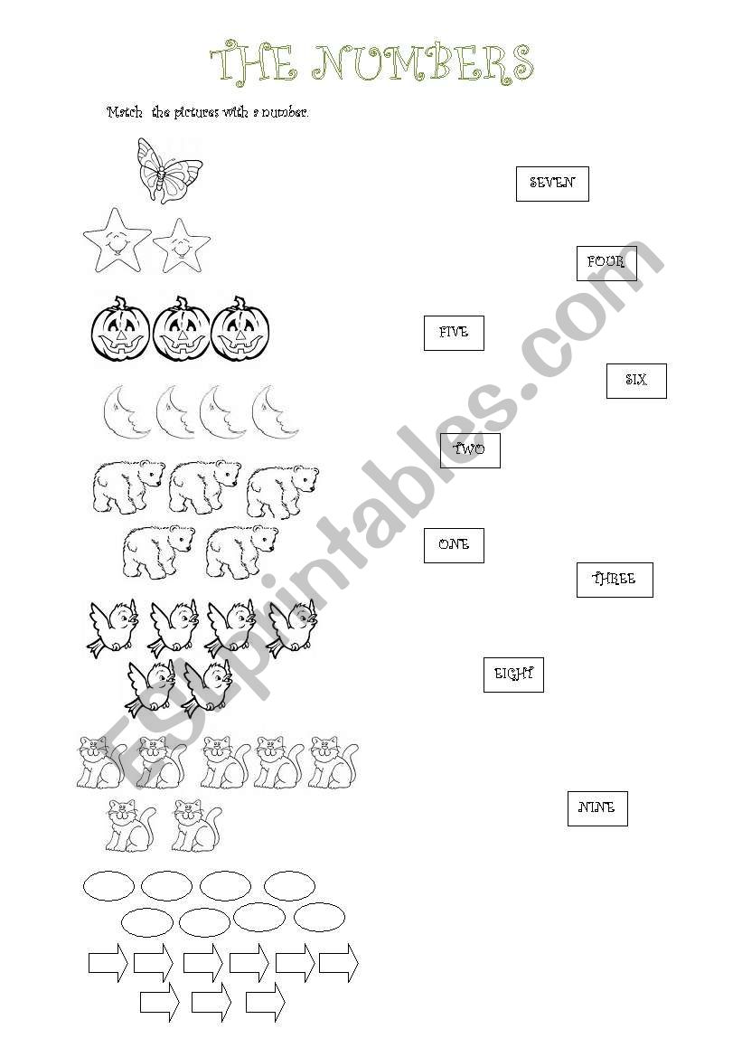 THE NUMBERS worksheet