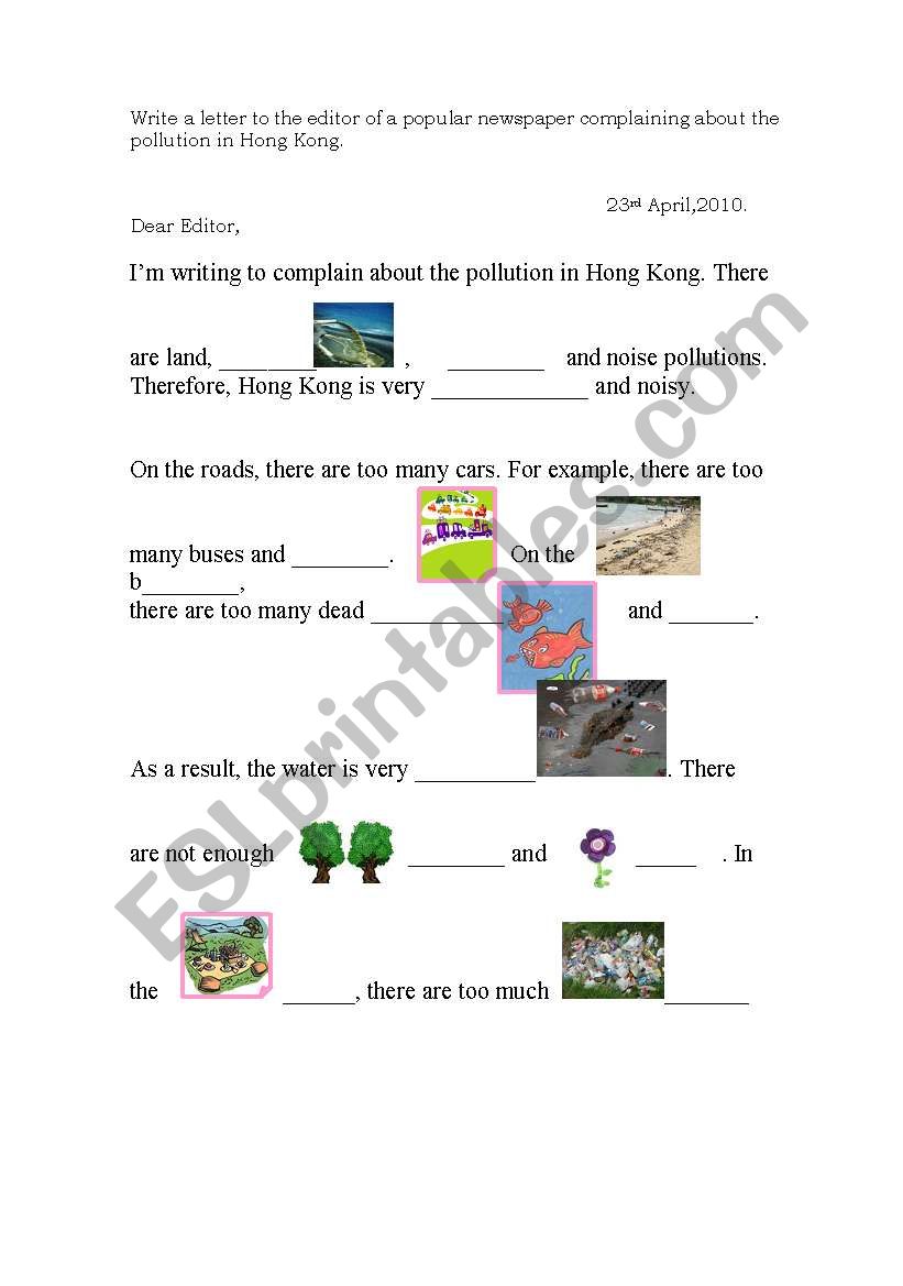 Being Green worksheet