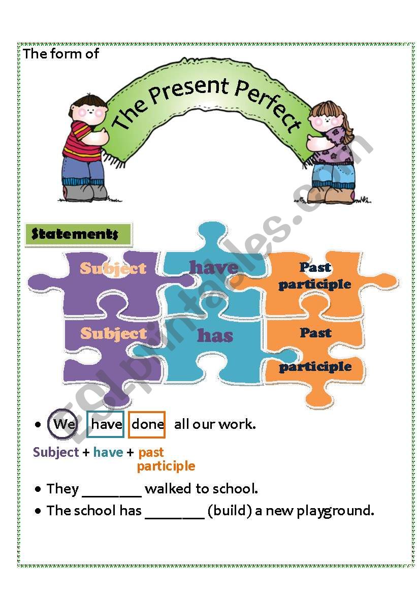 The Form Of The Present Perfect