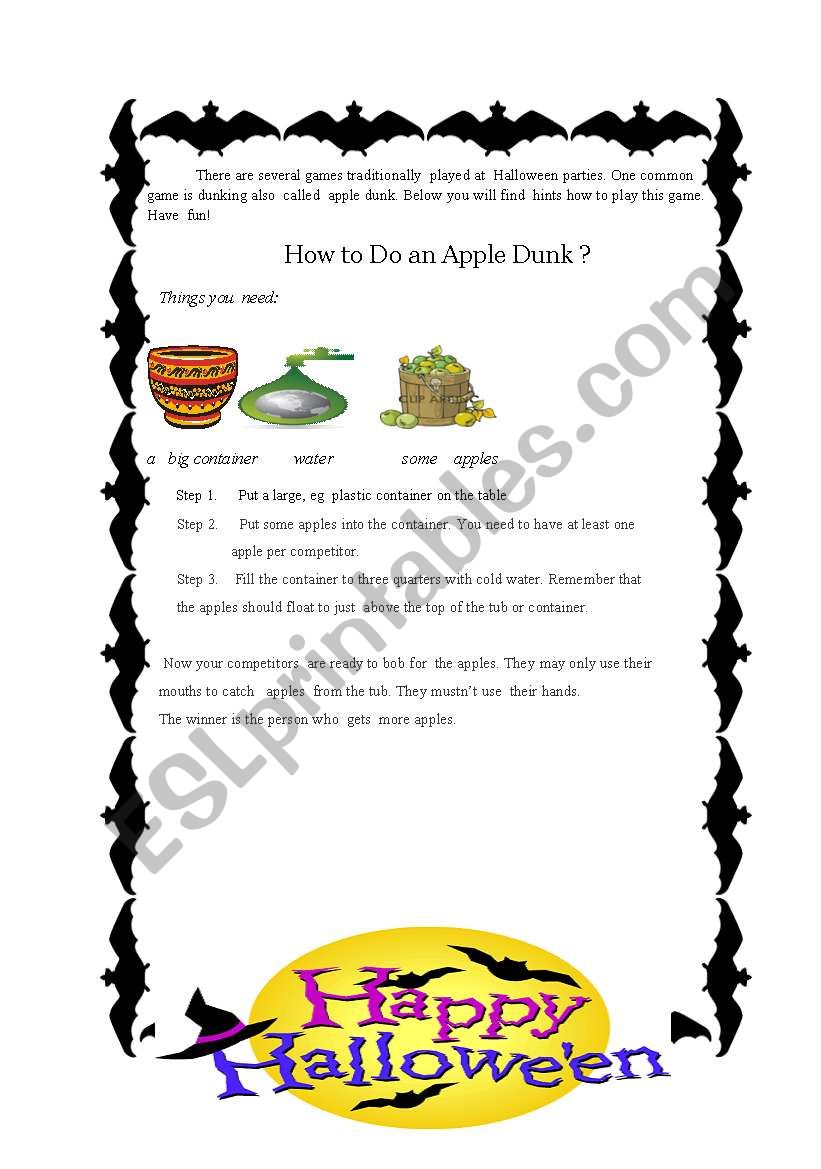 HALLOWEEN PLAY worksheet