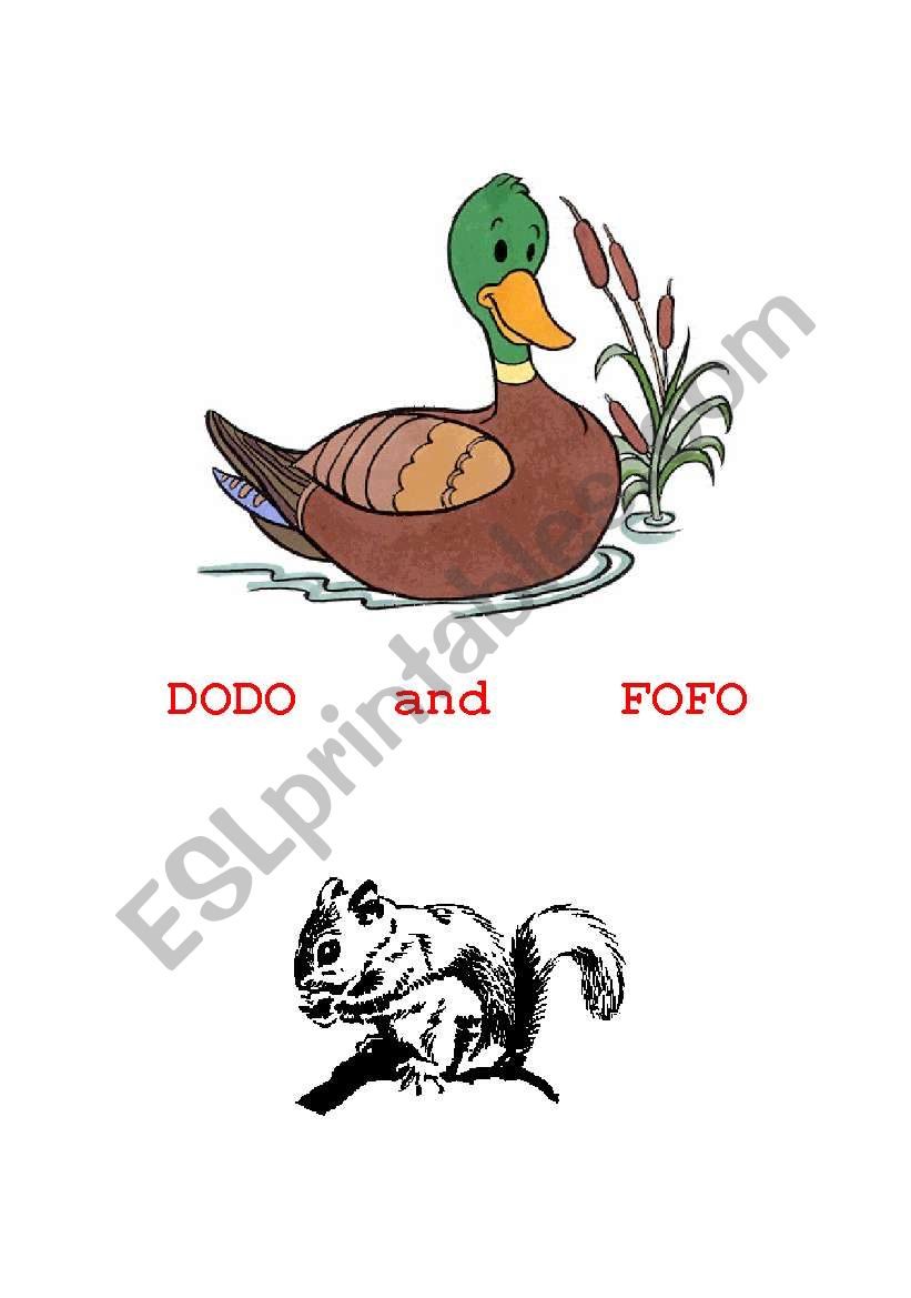 Dodo And Fofo Part A - a story book