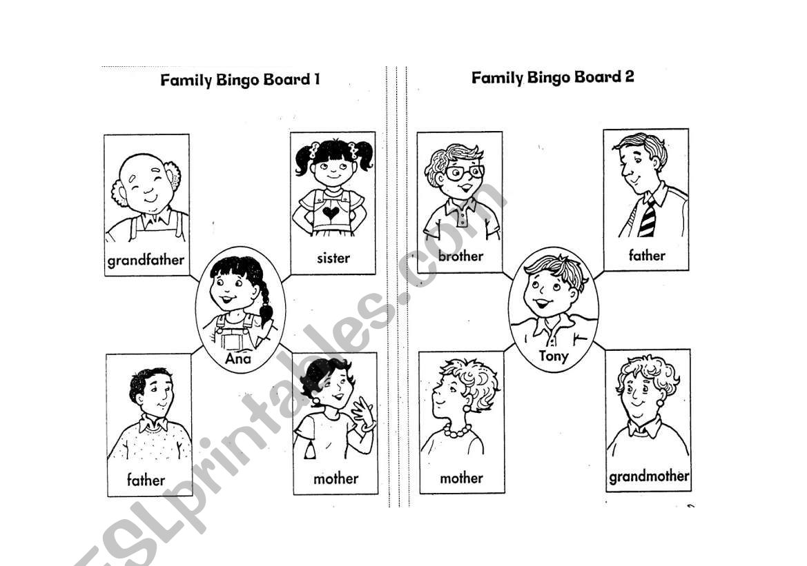 family  worksheet