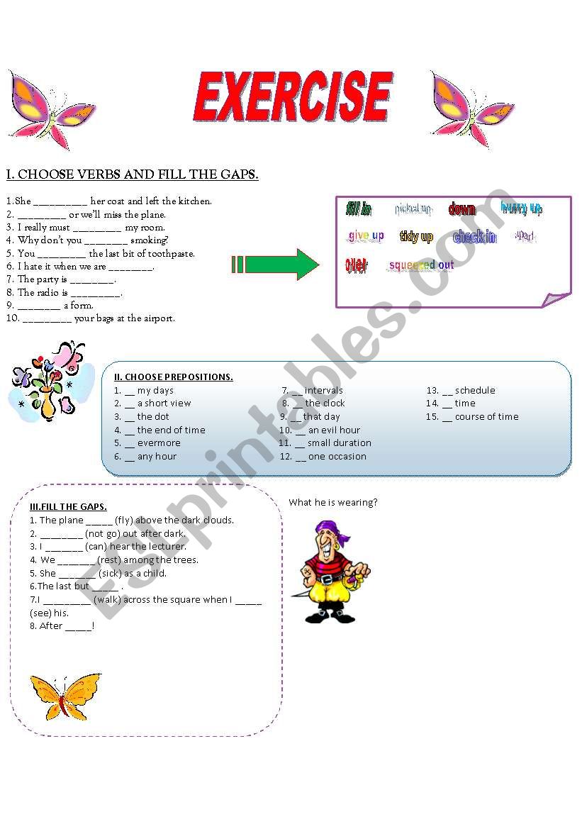 EXERCISE worksheet