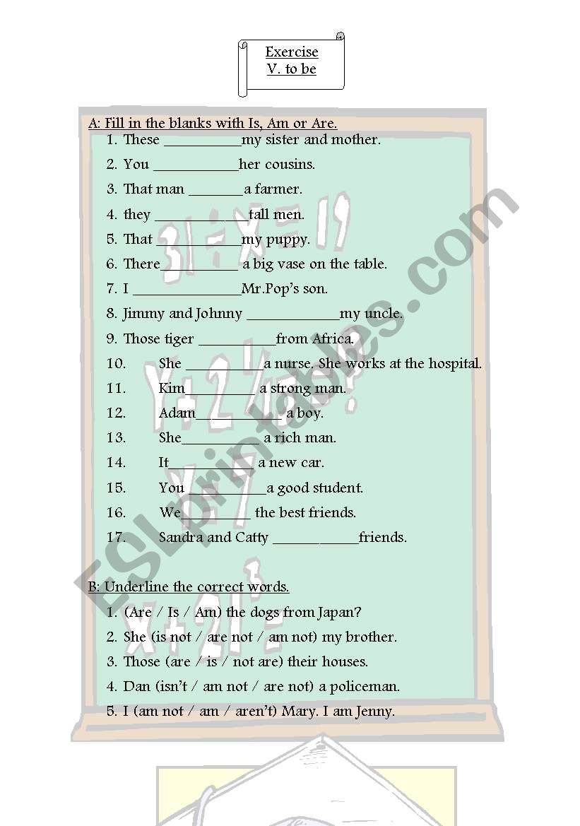 Grammar worksheet