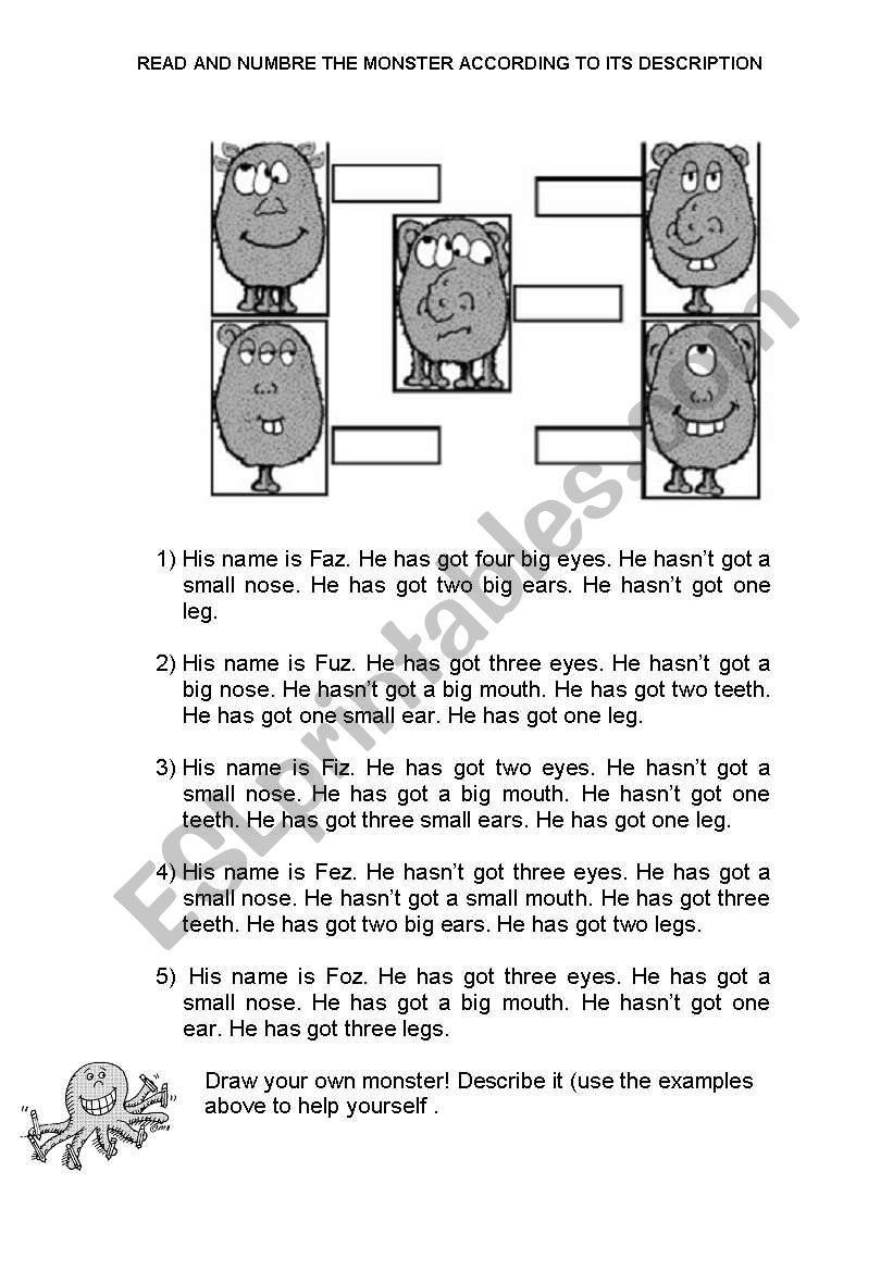 READING & WRITING  worksheet