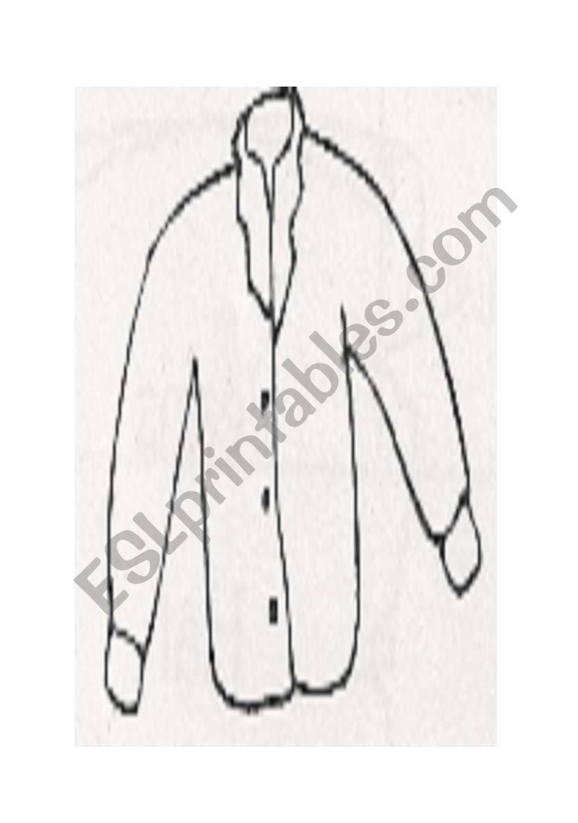 The clothes worksheet