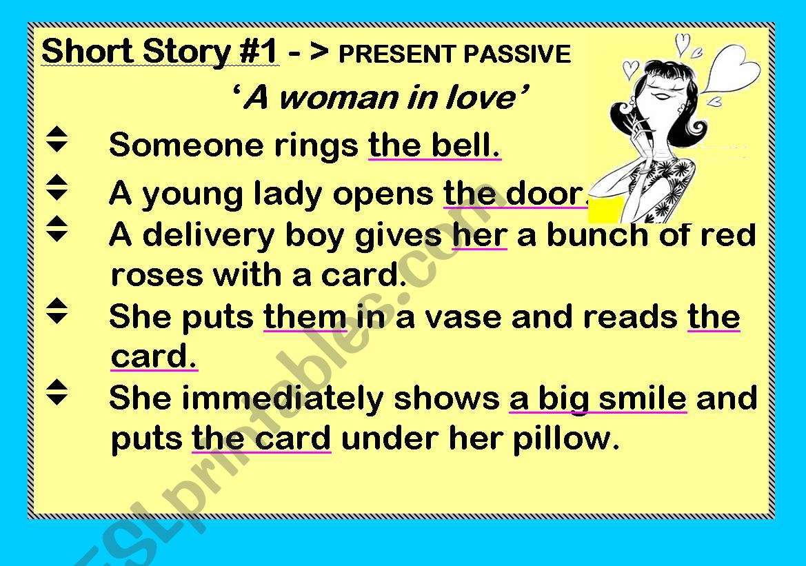 GRAMMAR IN CONTEXT - THE PASSIVE - (TWO FLASH-CARDS)