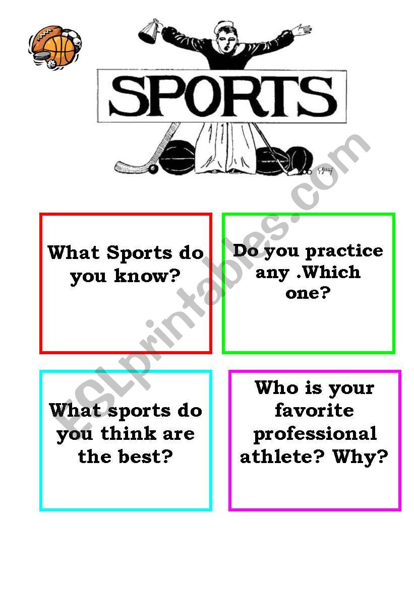 Sports cards worksheet