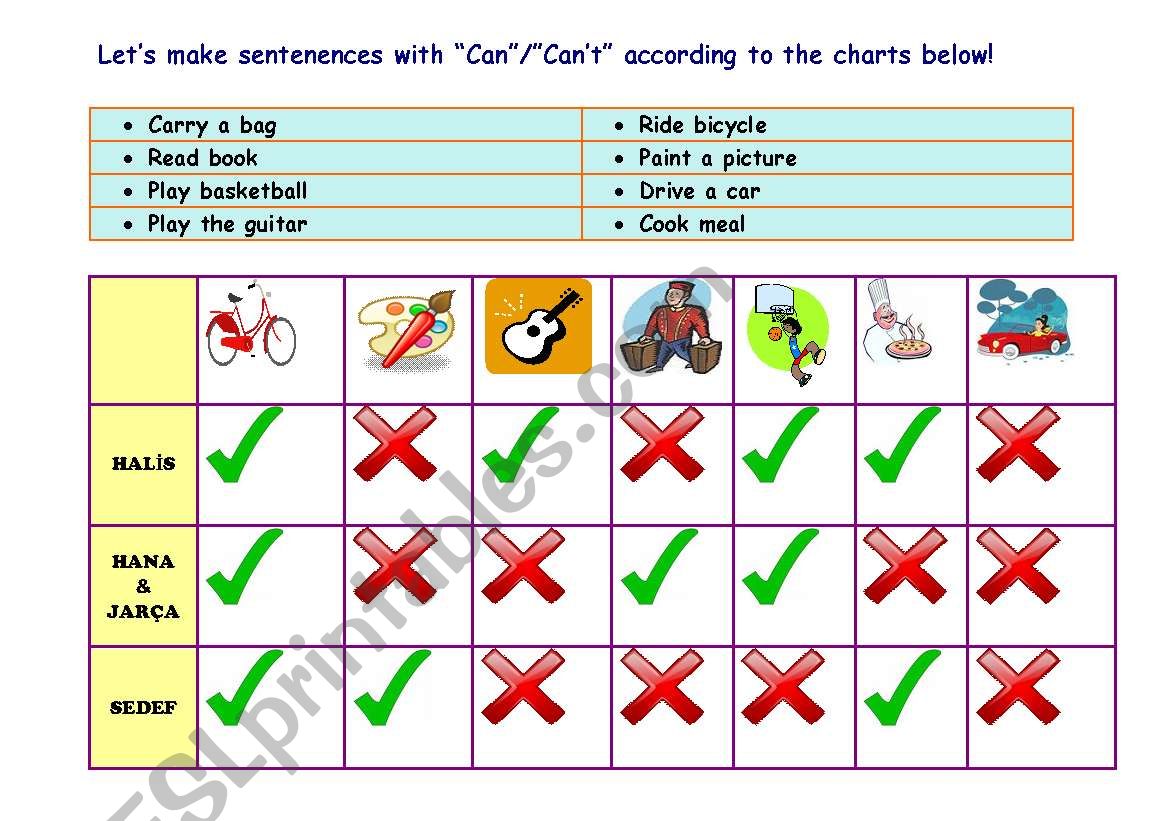 can or cant worksheet