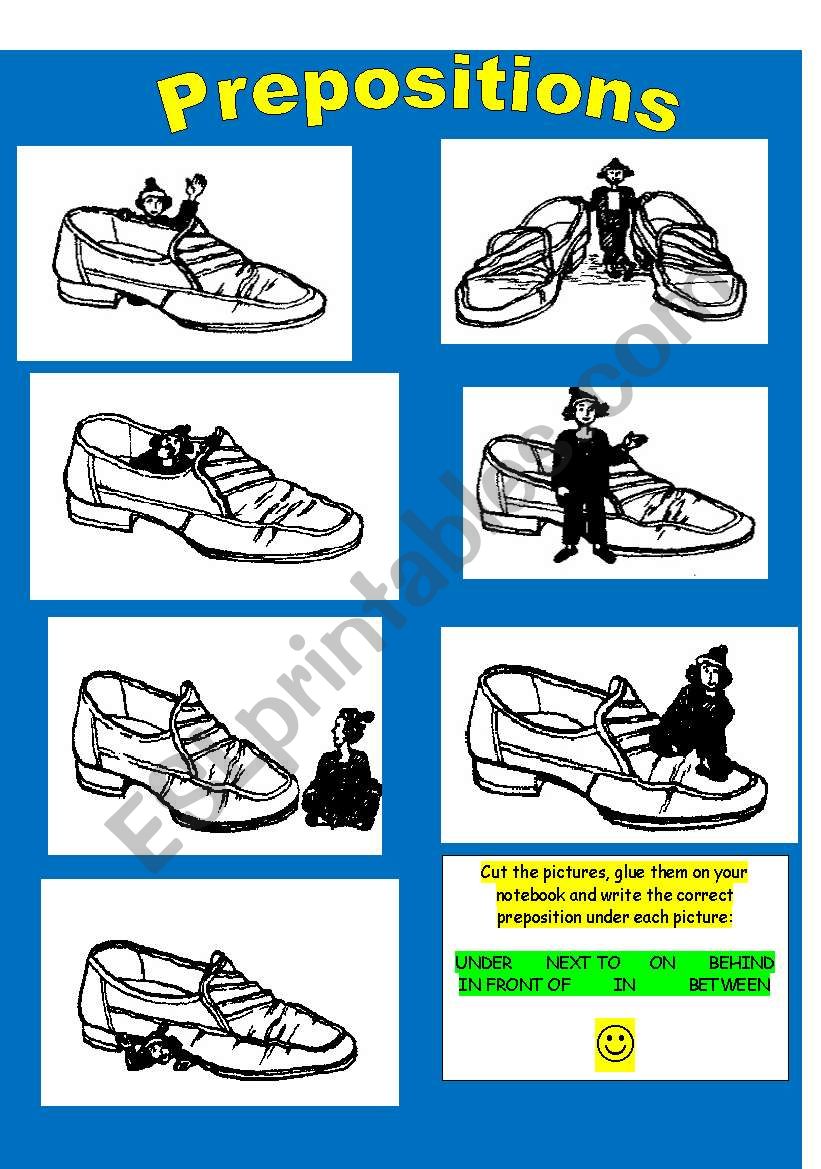 Prepositions (Place) worksheet