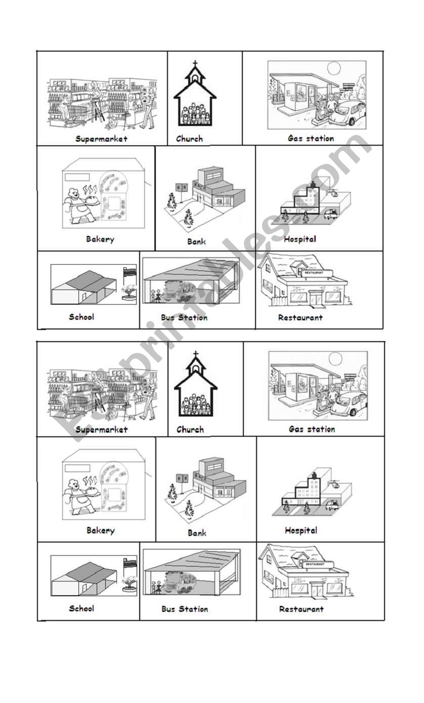 Community services worksheet