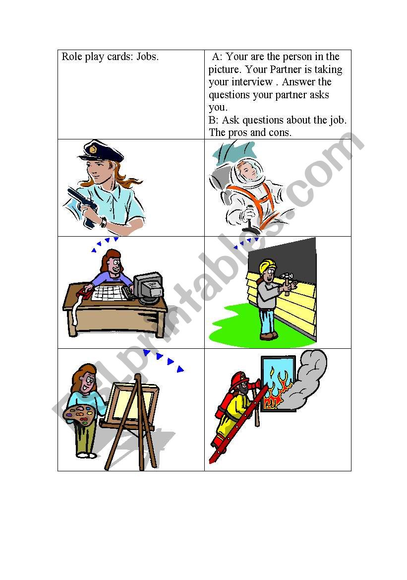 Role play -Jobs and describing job schedules