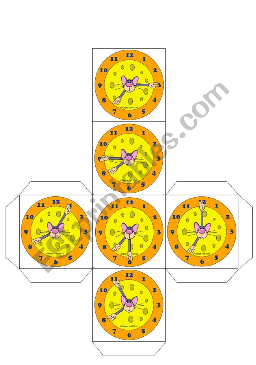 Telling the Time with Tino Topolino Cube