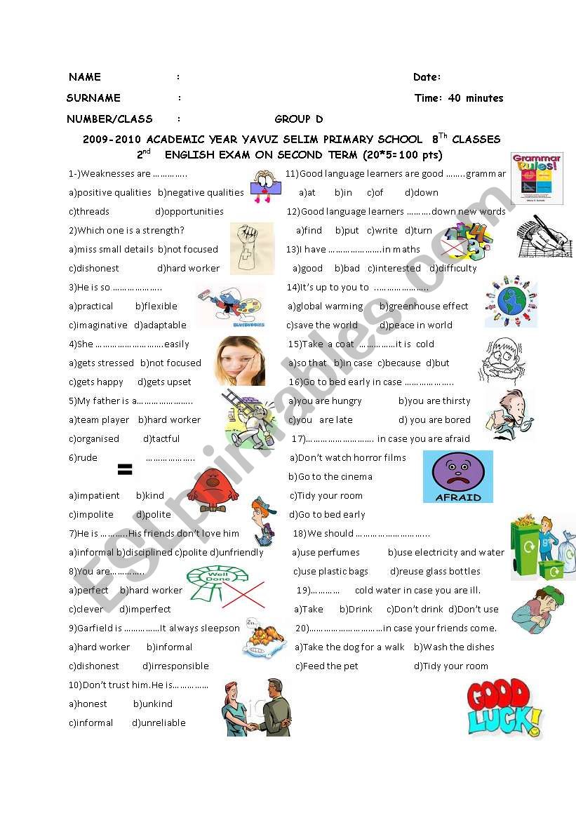 STRENGTHS&WEAKNESSES-IN CASE-PREFIXES PART 4(SECOND  EXAM OF 8TH GRADES