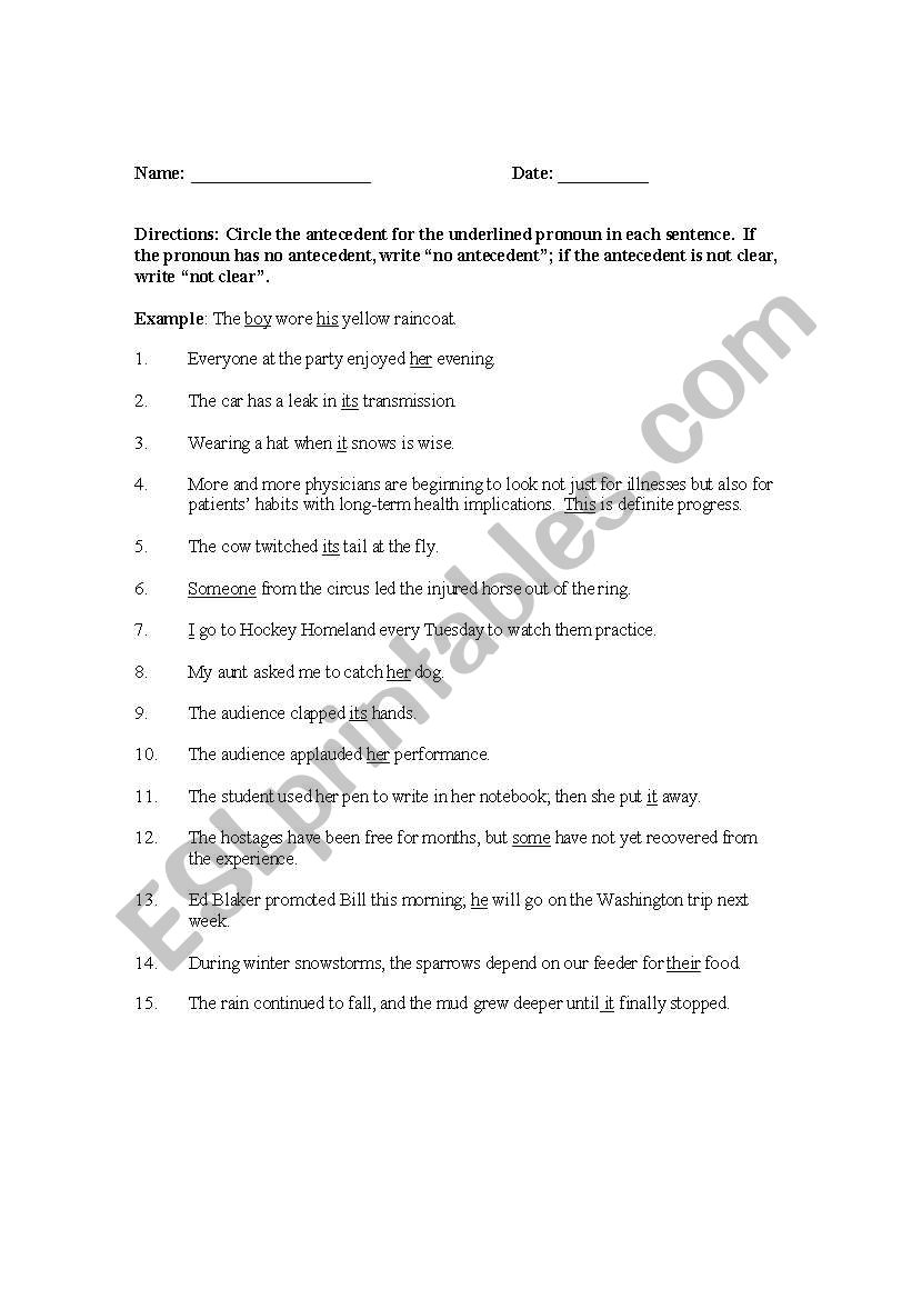 english-worksheets-pronoun-antecedent