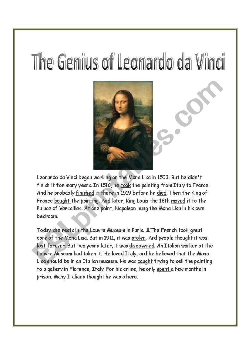 The Genius of Leonardo da Vinci