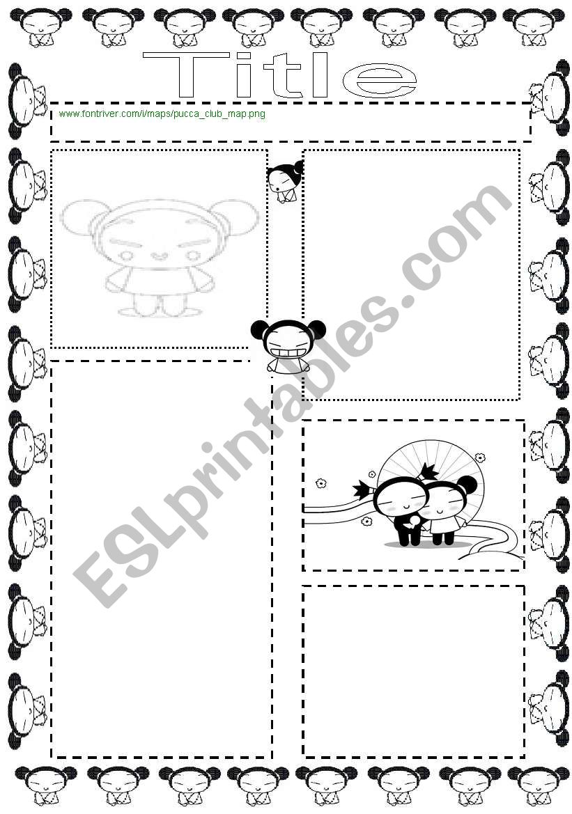 Pucca Template worksheet