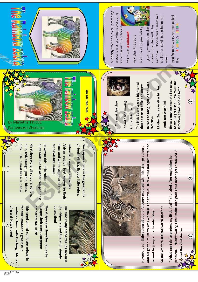 Rainbow zebra: my minibook nÂ°3