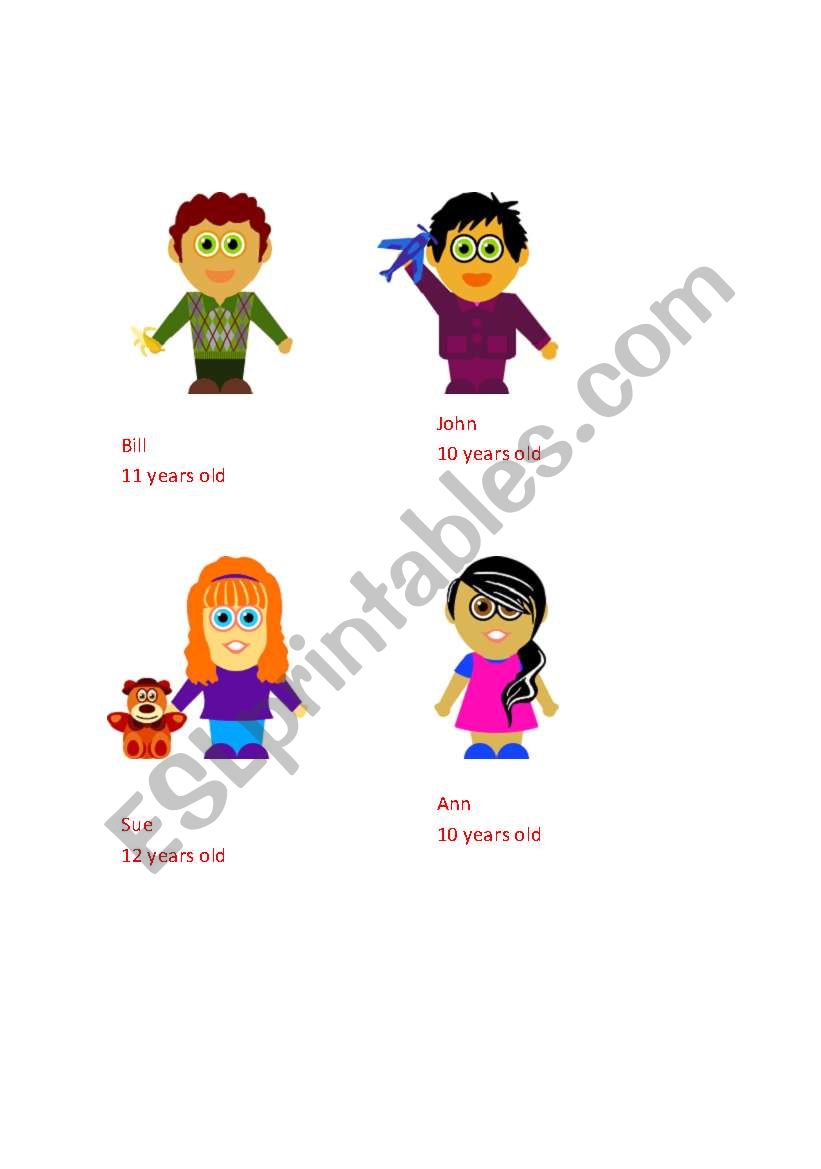 describing people worksheet