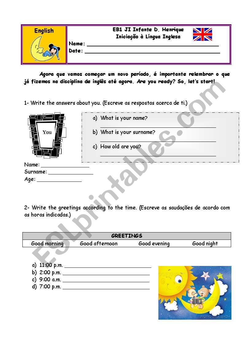 english revisions worksheet