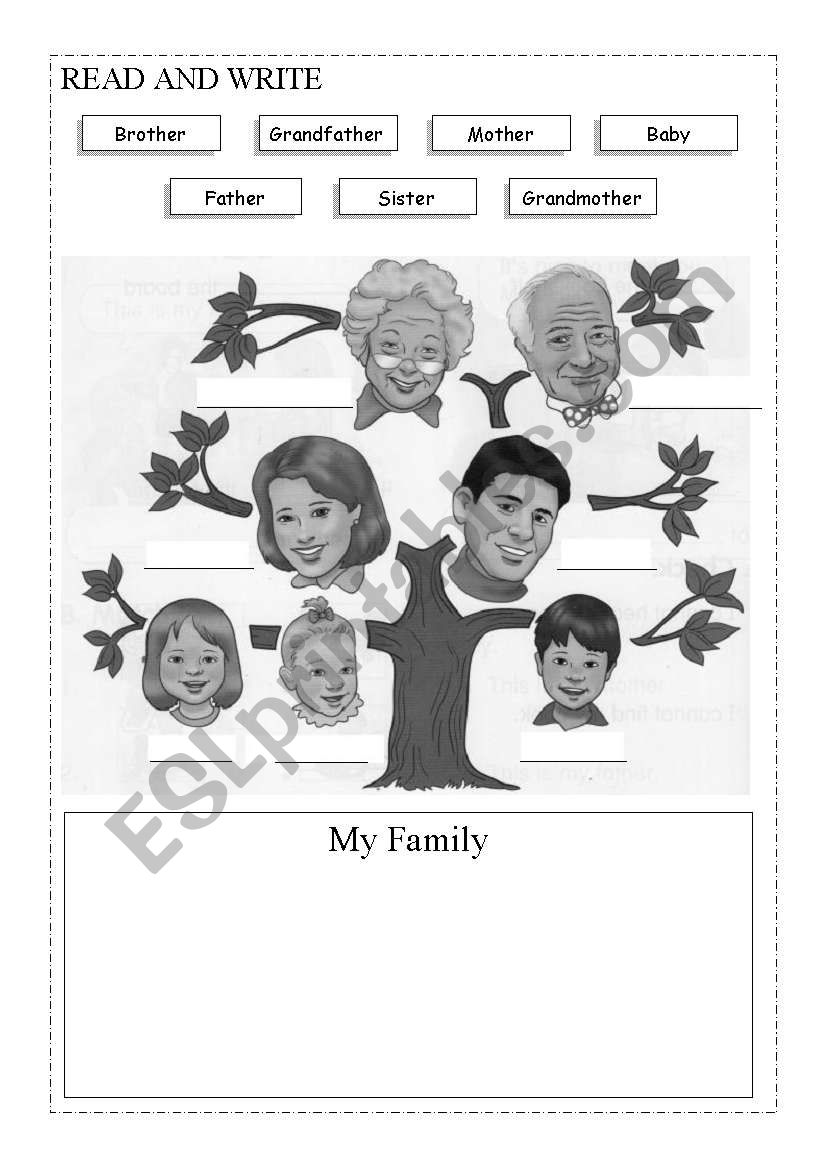 Family01 worksheet