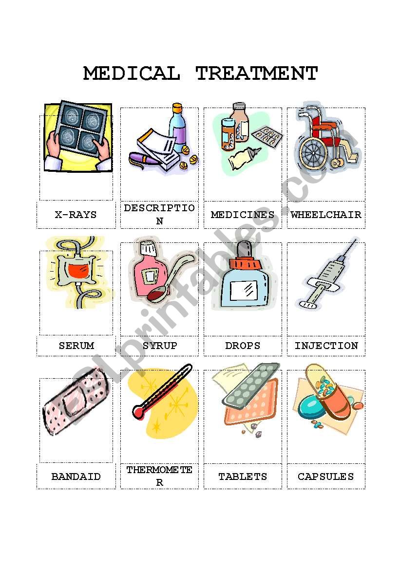 Medical Treatment worksheet