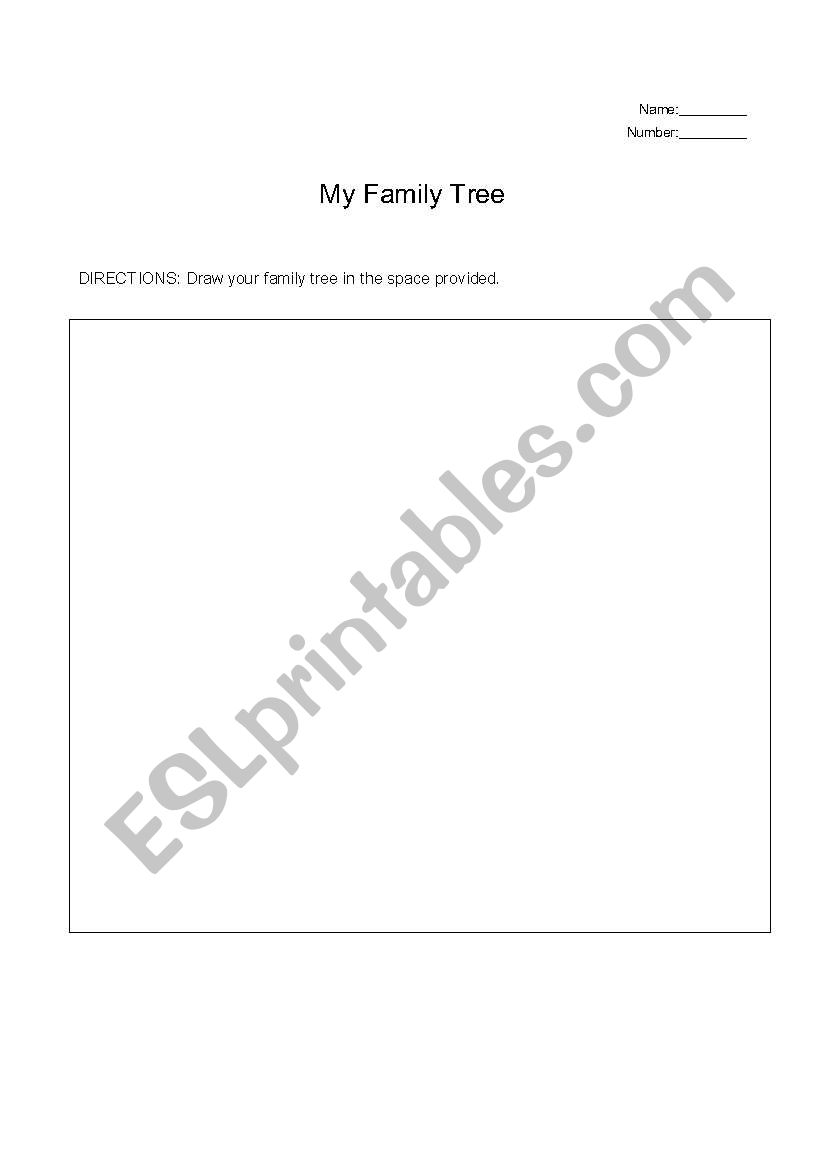 Family Tree and Family Riddles