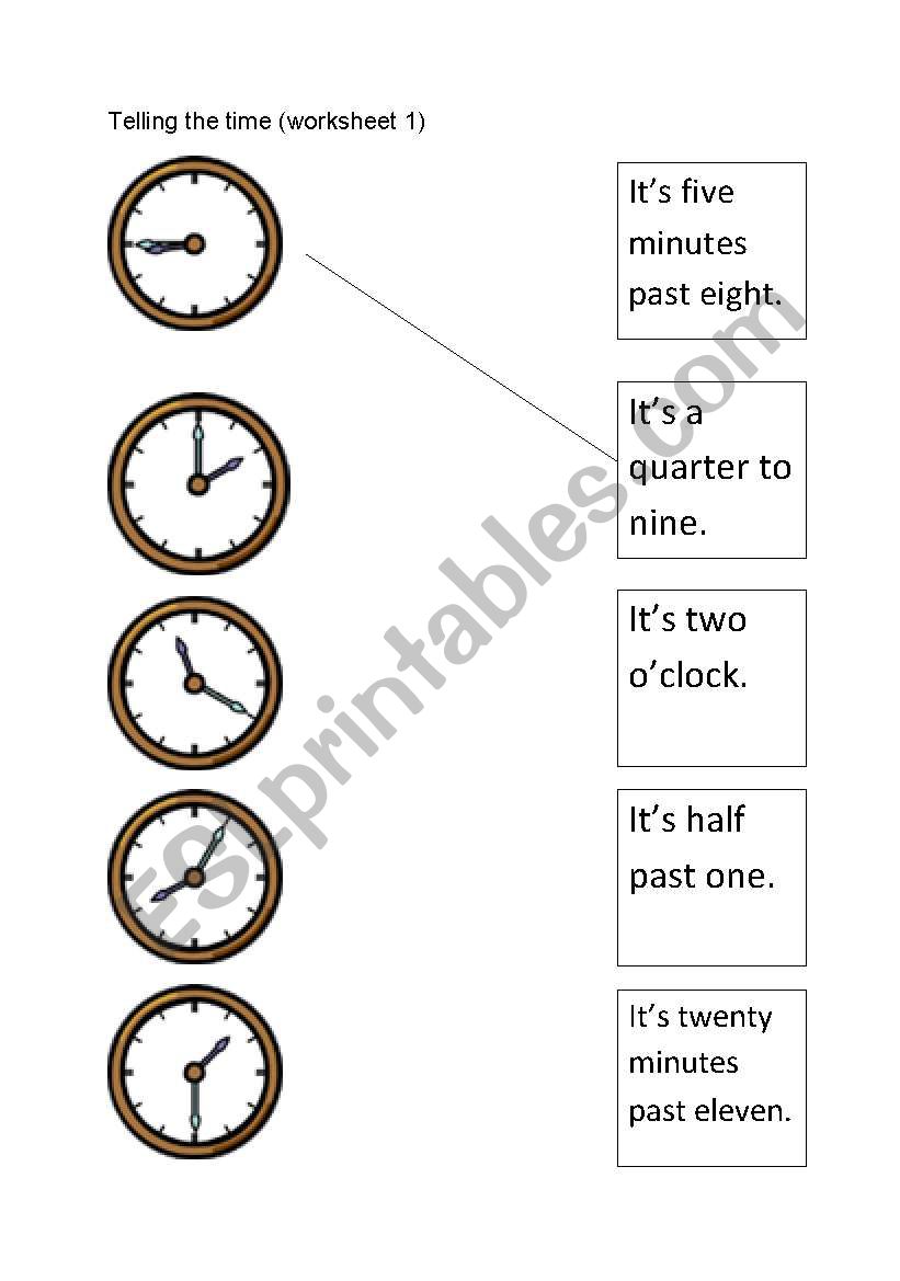 telling-the-time-esl-worksheet-by-reginesophie