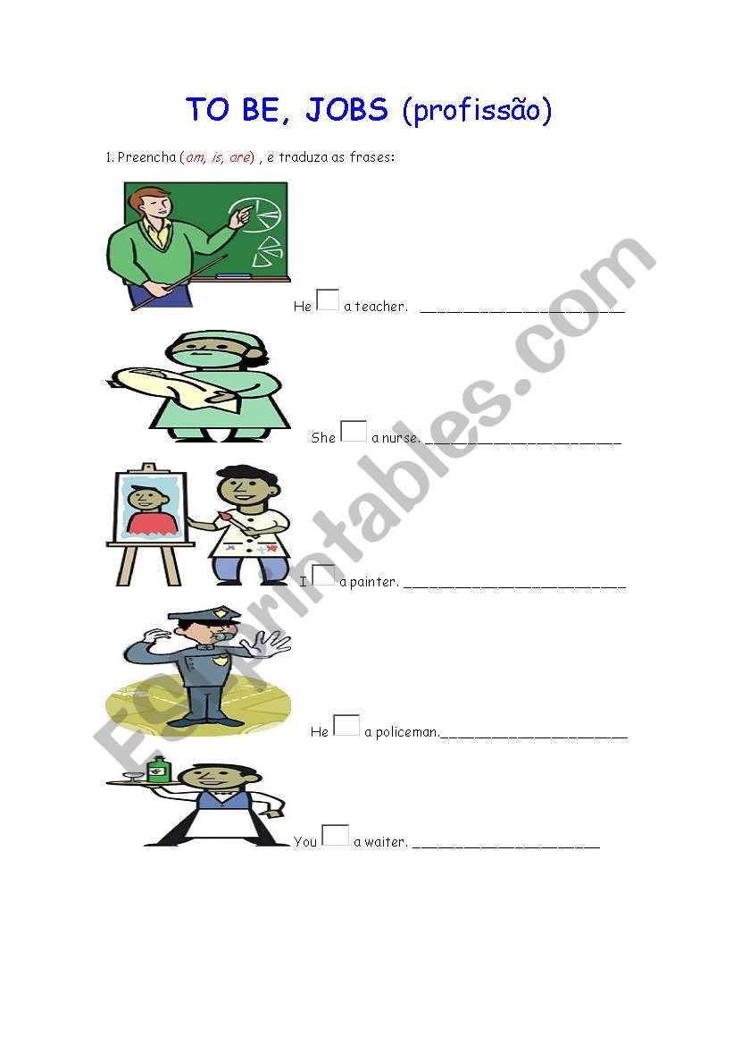 Jobs worksheet