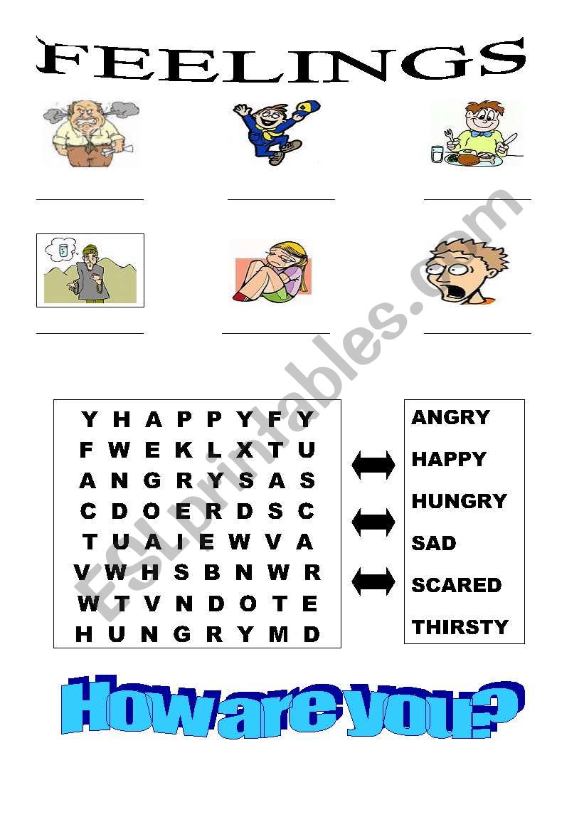 Feelings worksheet