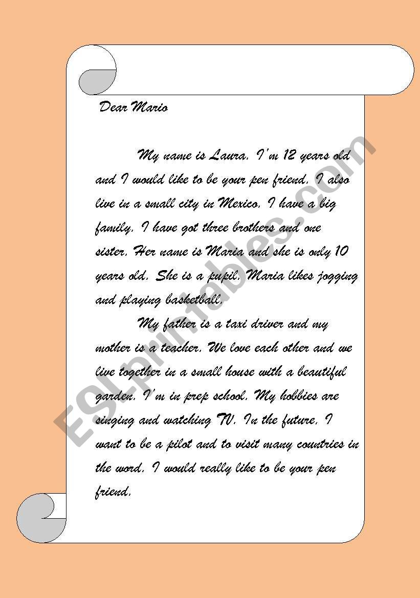  a letter worksheet