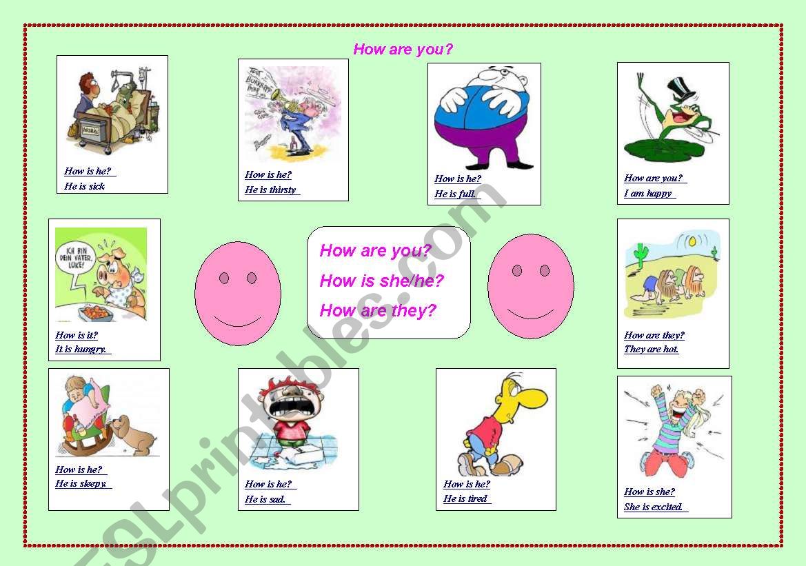 How are you? (For young learner) 