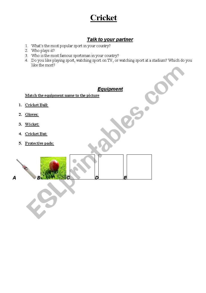 explanation of cricket (part 1)