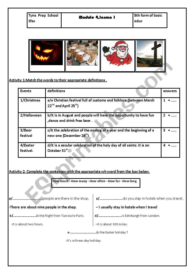 module 4lesson 1 worksheet