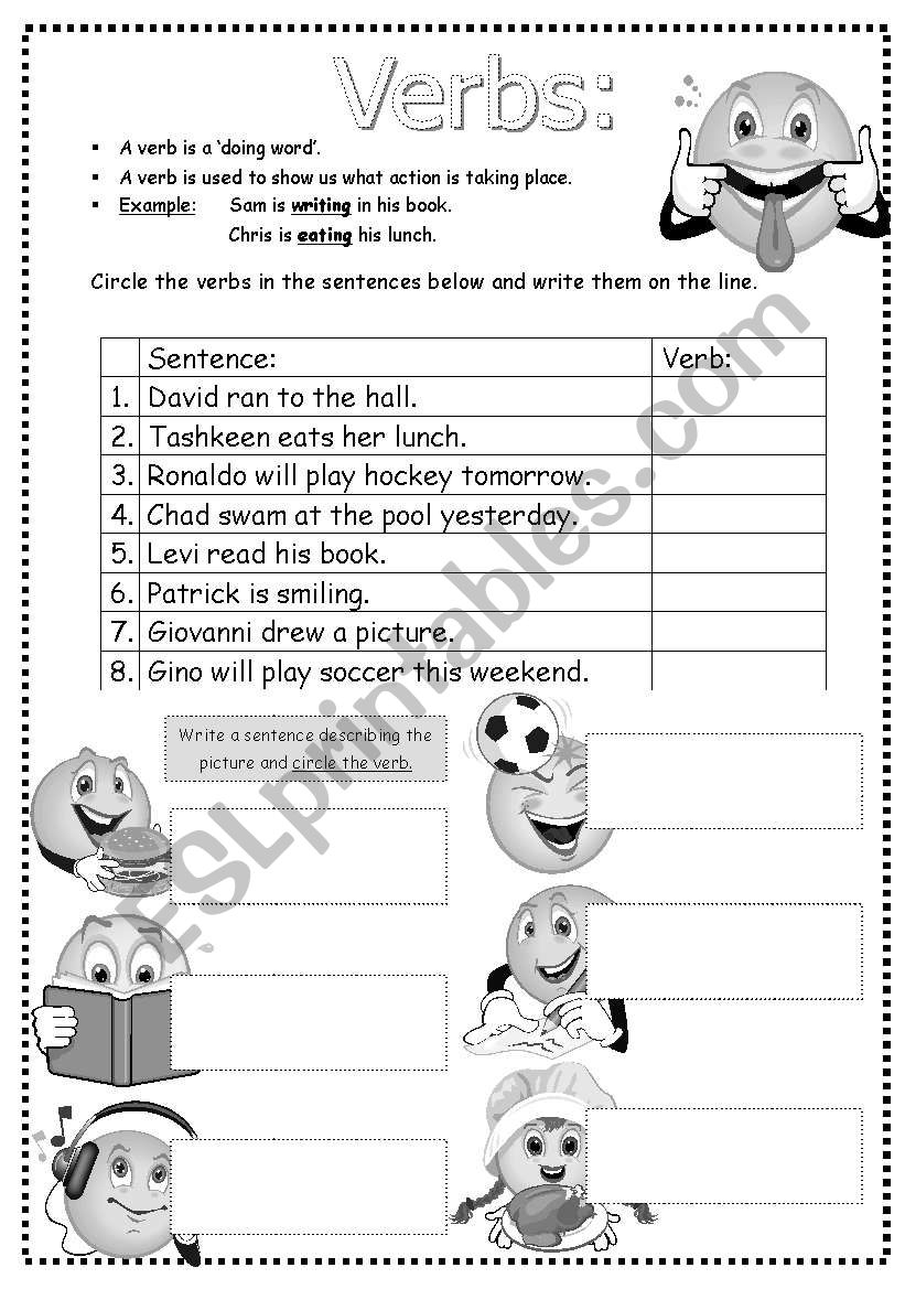 identify-verbs-worksheet