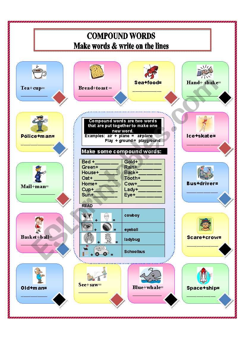 Compound Words worksheet