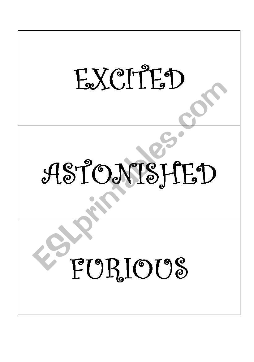 feelings worksheet