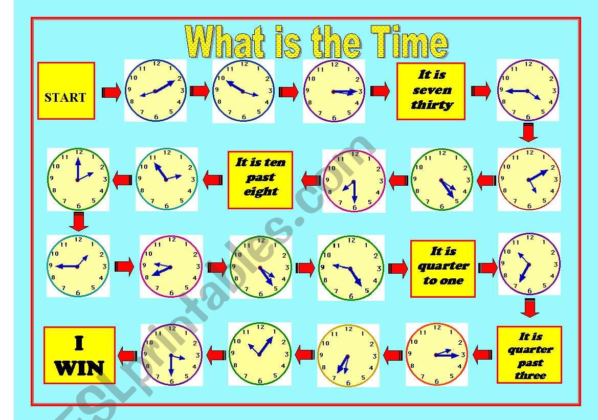 Time -Game worksheet