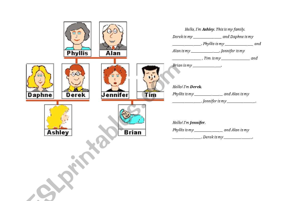 family worksheet