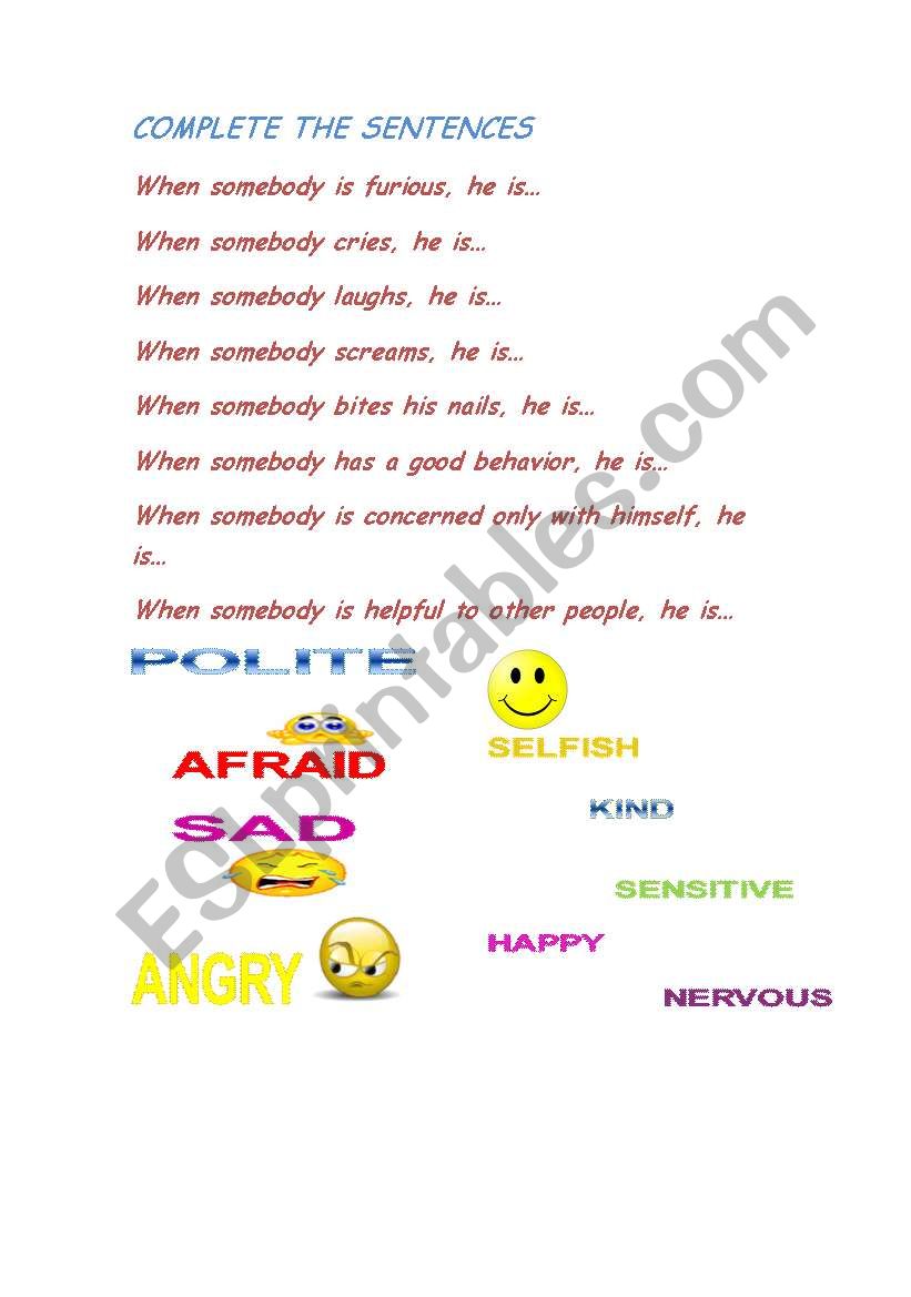 english-worksheets-completing-sentences-with-adjectives
