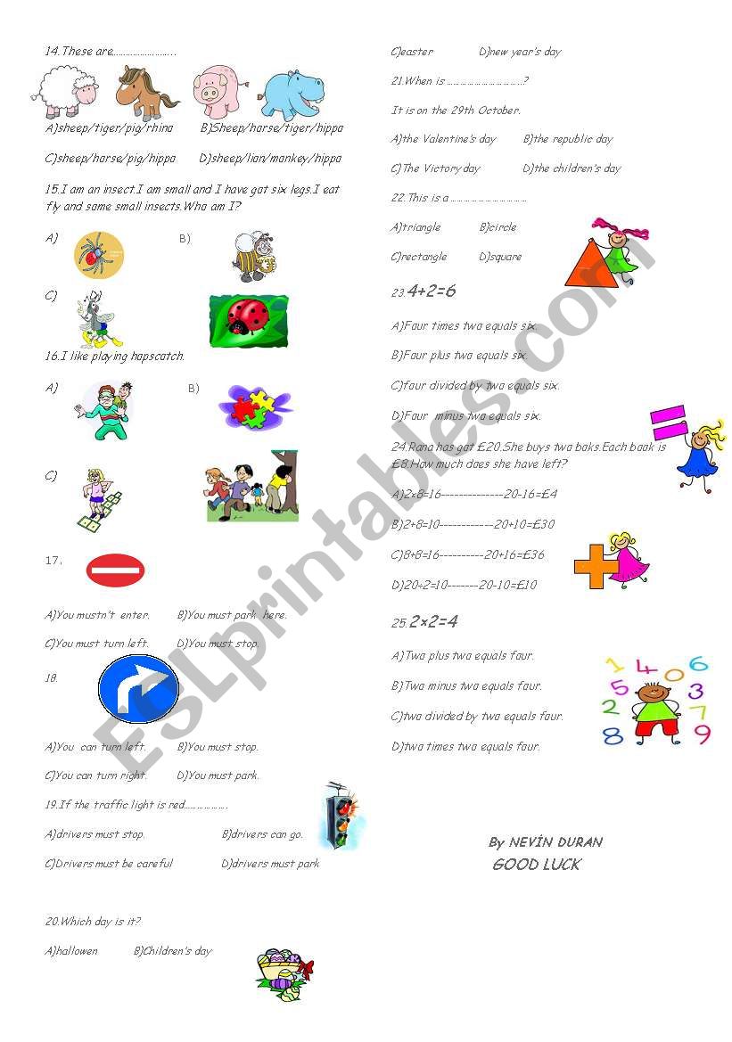 (part 2)second term second exam