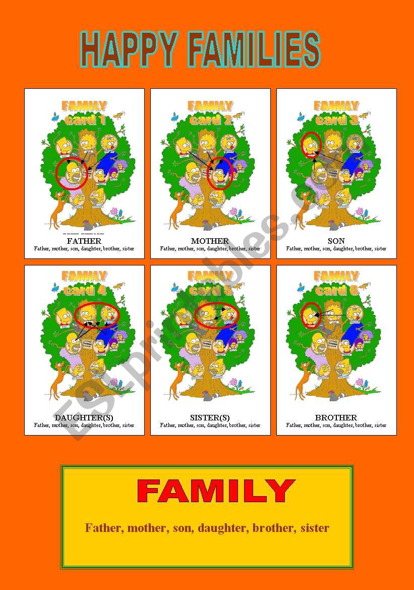 HAPPY FAMILIES WS#3 Barts family (Simpsons)