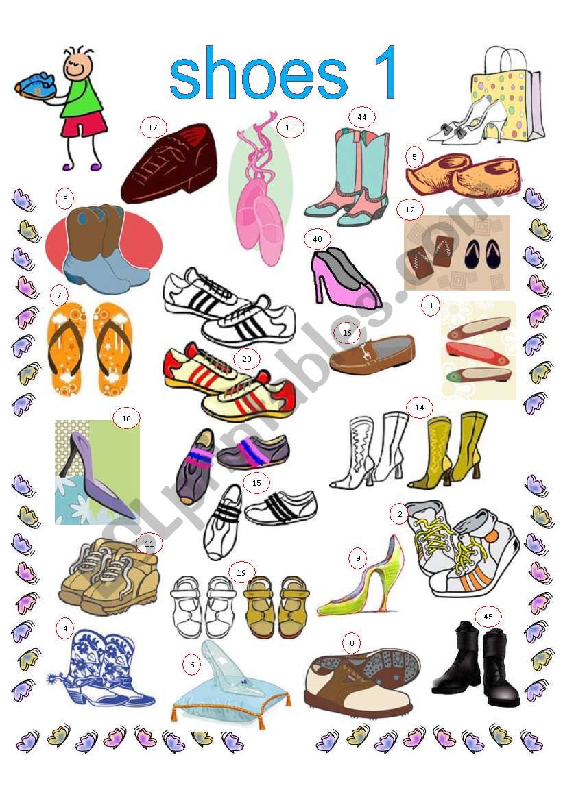 SHOES 1, 2 PAGES, INCLUDED KEYS SHOES 1, 2 PAGES, INCLUDED KEYS