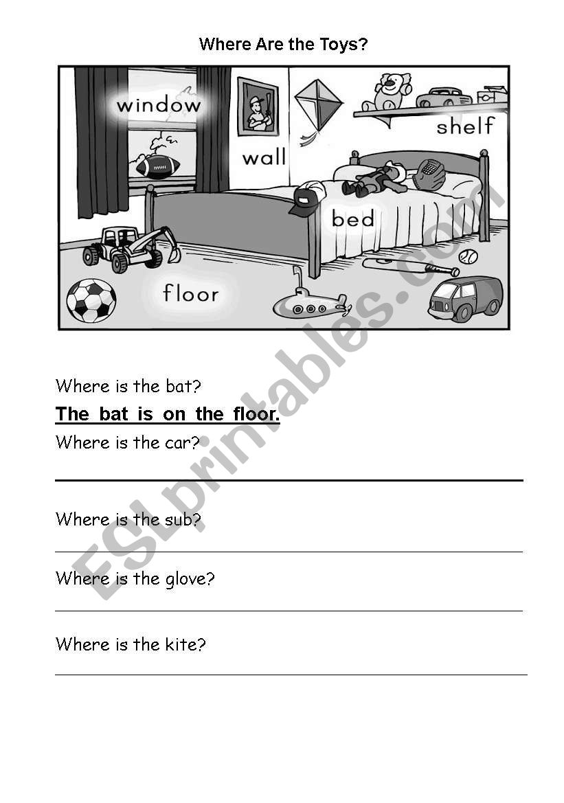 preposition worksheet