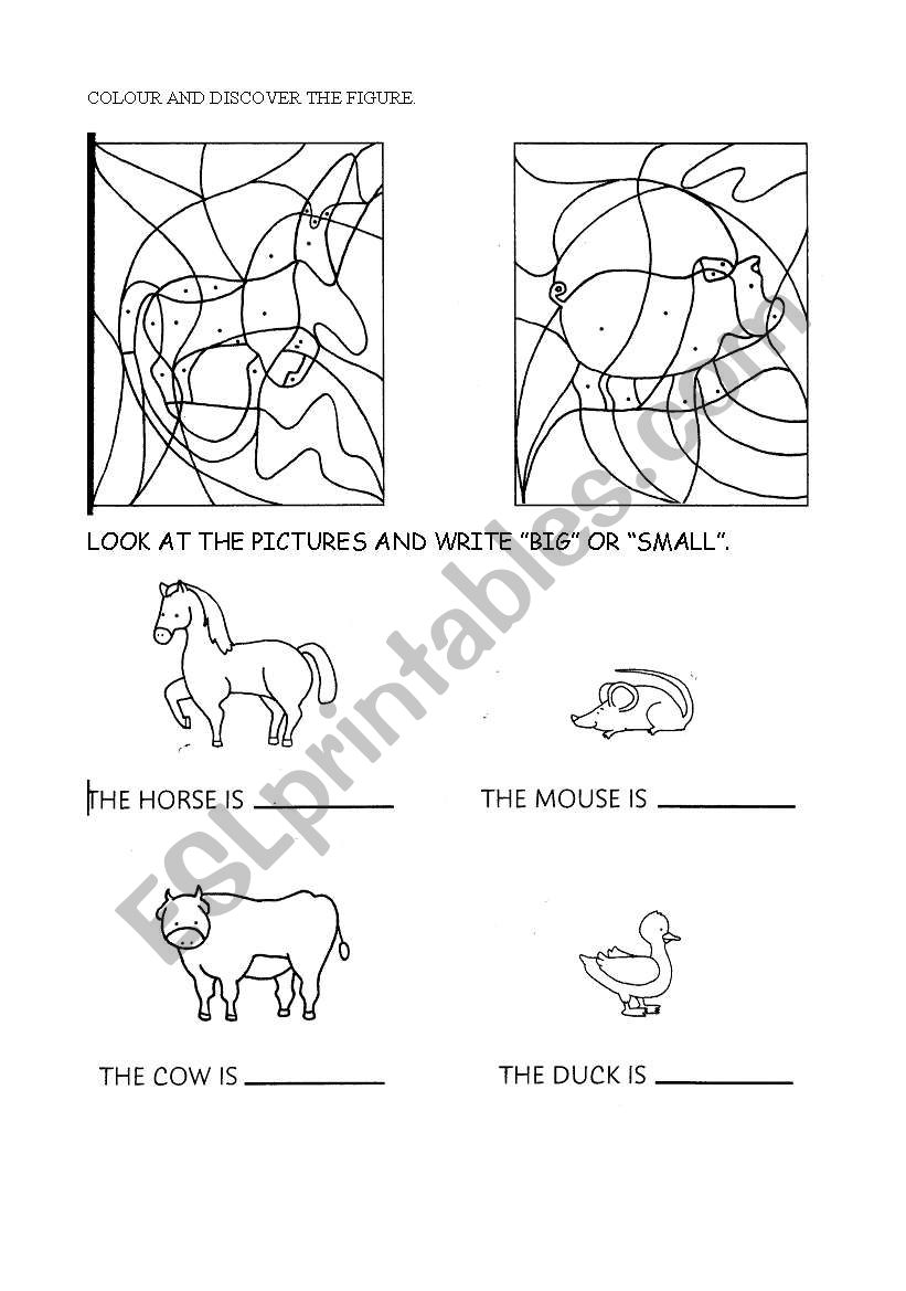 Animals worksheet