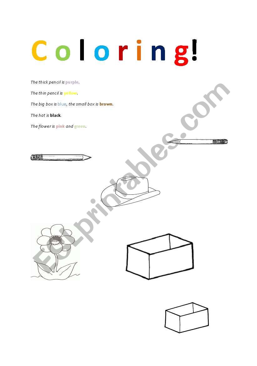 coloring worksheet