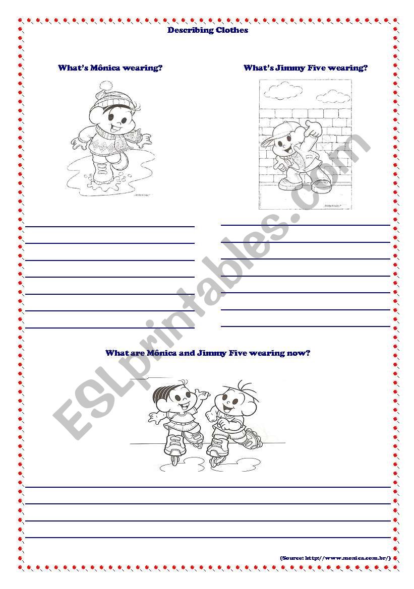 describing-clothes-esl-worksheet-by-mone