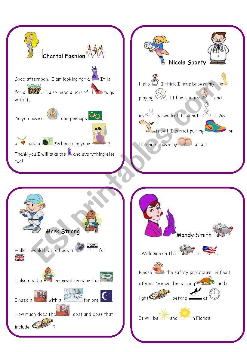 character activity card 2 worksheet