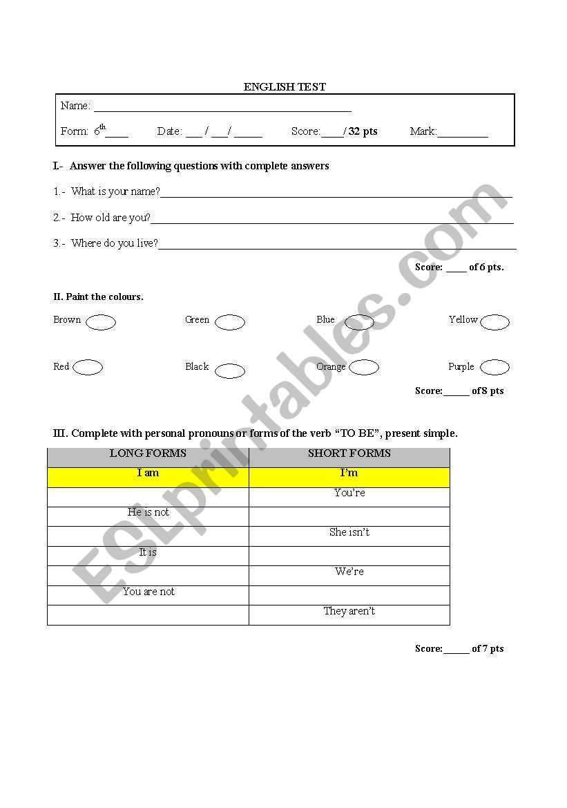 WH QUESTION worksheet