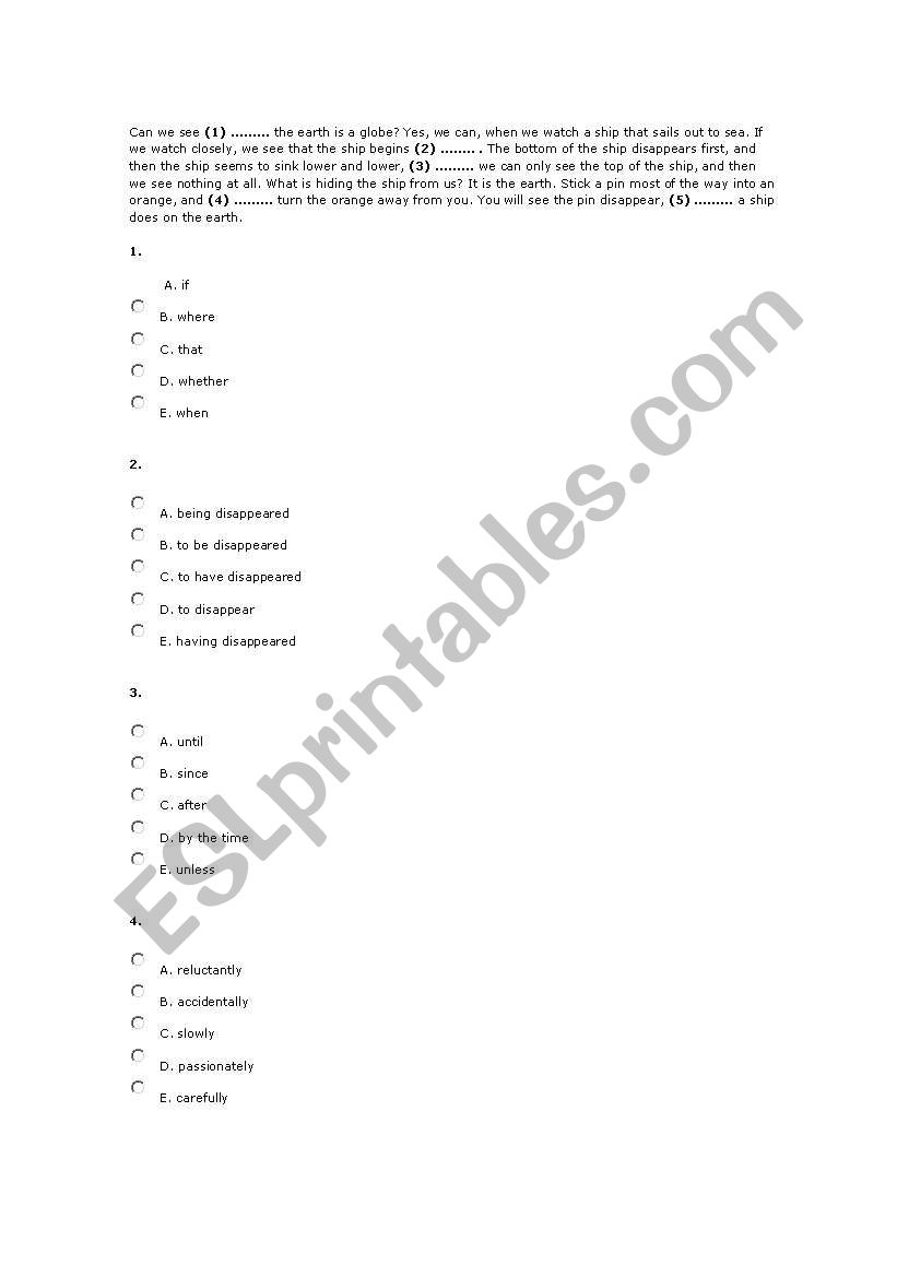 quiz worksheet